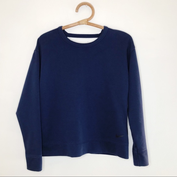 NIKE Women’s Dri-Fit Open Back Sweater Pullover XS - Picture 1 of 7